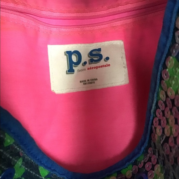 Rainbow sequin backpack - Picture 2 of 8